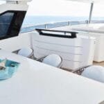 Princess_30M Flybridge dining area