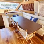 Ferretti 630_Main deck dining area