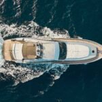 M/Y STINGER_Pershing 76 Aerial view