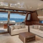 Riva Domino 88 Super_Main deck lounge area