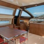 Riva Domino 88 Super_Main deck dining area