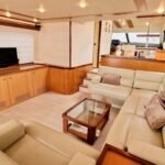 Ferretti 681_Main deck lounge area