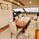 Ferretti 681_Main deck dining area