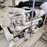 Ferretti 681_Engine room