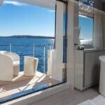 Sanlorenzo SL118_Master cabin balcony