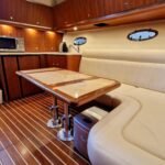 Tiara 42_Lower deck lounge and dining area