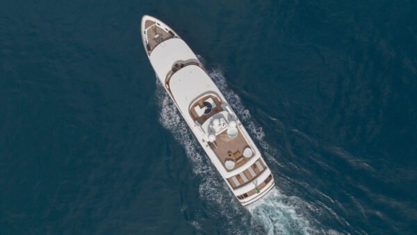 Baglietto 44M_Cruising aerial view