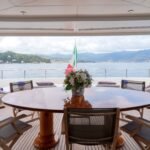 Baglietto 44M_Upper deck outside dining area