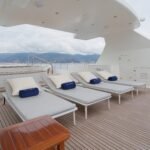 Baglietto 44M_Sundeck sunbathing area