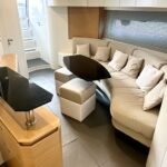 Baia B50_Lower deck lounge area