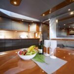 Sunseeker Predator 68_Lower Deck dining area