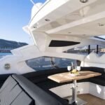 Sunseeker Predator 68_Cockpit dining area